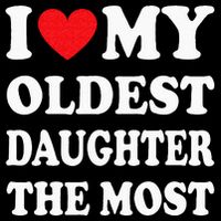 I Love My Oldest Daughter The Most Fathers Day Heart Impact Tech Backpack