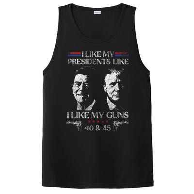 I Like My Presidents Like I Like My Guns 40 45 PosiCharge Competitor Tank