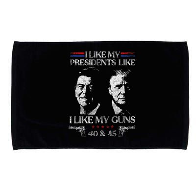 I Like My Presidents Like I Like My Guns 40 45 Microfiber Hand Towel