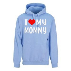 I Love My Mommy Funny Mothers Day Gifts For Mom Mama Unisex Surf Hoodie