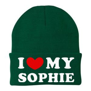 I Love My Sophie Knit Cap Winter Beanie