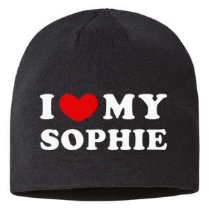 I Love My Sophie Sustainable Beanie