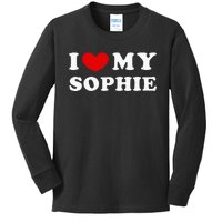 I Love My Sophie Kids Long Sleeve Shirt