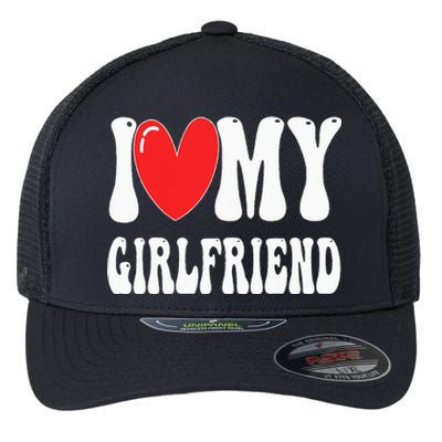 I Love My Girlfriend Flexfit Unipanel Trucker Cap