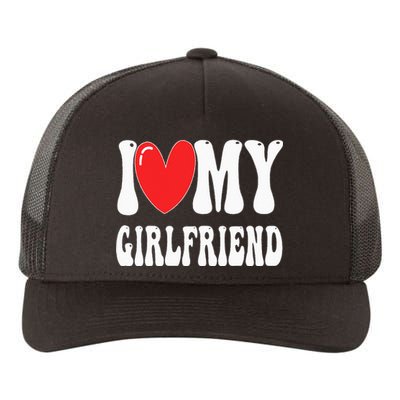 I Love My Girlfriend Yupoong Adult 5-Panel Trucker Hat