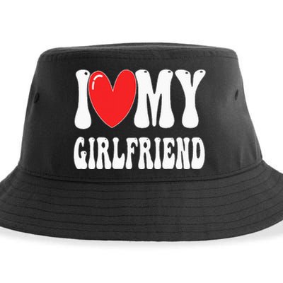 I Love My Girlfriend Sustainable Bucket Hat