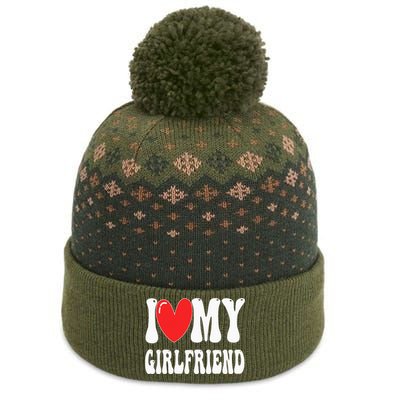 I Love My Girlfriend The Baniff Cuffed Pom Beanie