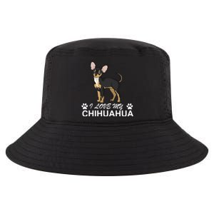 I Love My Chihuahua Lover Giftidea For Chiwawa Moms And Dads Gift Cool Comfort Performance Bucket Hat