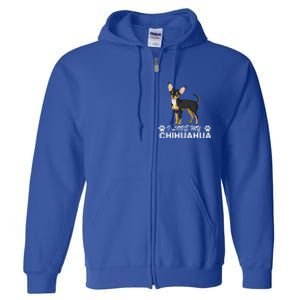 I Love My Chihuahua Lover Giftidea For Chiwawa Moms And Dads Gift Full Zip Hoodie