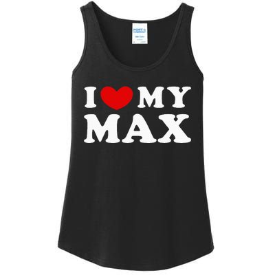 I Love My Max Ladies Essential Tank