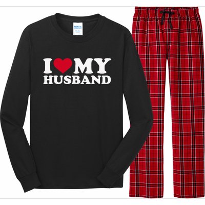 I Love My Husband Long Sleeve Pajama Set