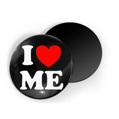 I Love Me I Red Heart Me Magnet