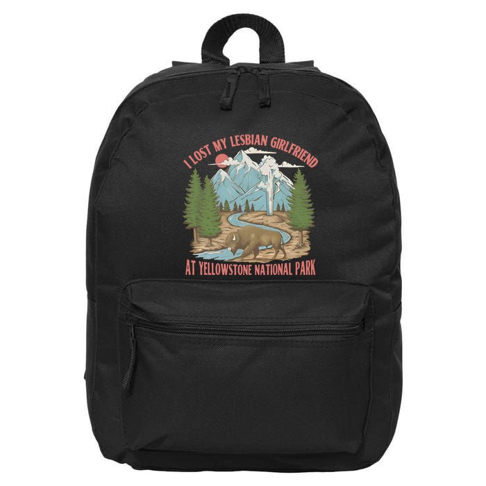 I Lost My Lesbian Girlfriend At Yellowstone National Park 16 in Basic Backpack