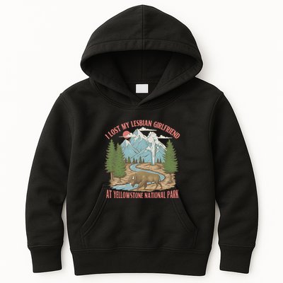 I Lost My Lesbian Girlfriend At Yellowstone National Park Kids Hoodie