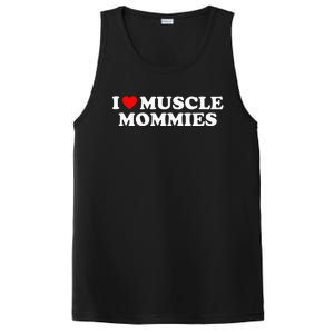 I Love Muscle Mommies I Heart Muscle Mommies PosiCharge Competitor Tank