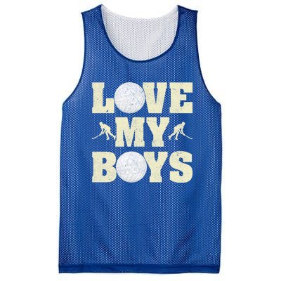 I Love My Golf Funny Fathers Day Golf Dad Funny Gift Mesh Reversible Basketball Jersey Tank