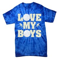 I Love My Golf Funny Fathers Day Golf Dad Funny Gift Tie-Dye T-Shirt