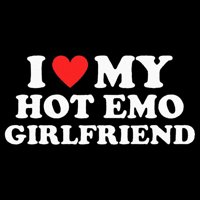 I Love My Hot Emo Girlfriend GF Red Heart Eboy Egirl Funny City Backpack