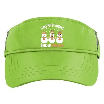 I Love My Students Snow Much Christmas Teacher Adult Drive Performance Visor