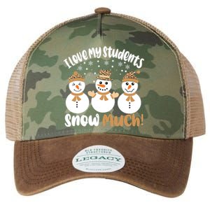 I Love My Students Snow Much Christmas Teacher Legacy Tie Dye Trucker Hat