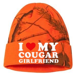 I Love My Cougar Girlfriend I Heart My Cougar GF Kati Licensed 12" Camo Beanie