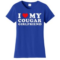 I Love My Cougar Girlfriend I Heart My Cougar GF Women's T-Shirt