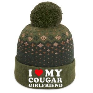 I Love My Cougar Girlfriend I Heart My Cougar GF The Baniff Cuffed Pom Beanie