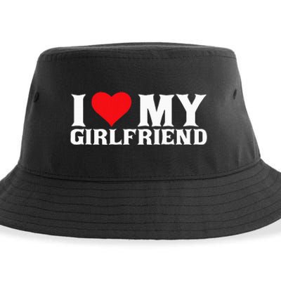 I Love My Girlfriend Sustainable Bucket Hat