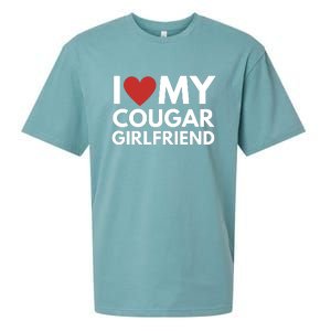 I Love My Cougar Girlfriend Sueded Cloud Jersey T-Shirt