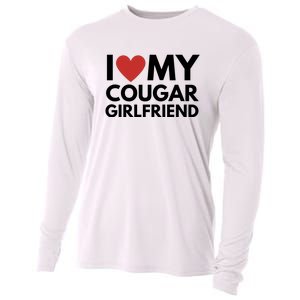 I Love My Cougar Girlfriend Cooling Performance Long Sleeve Crew