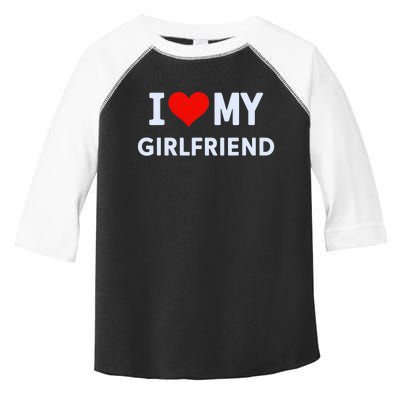 I Love My Hot Girlfriend I Heart My Hot Girlfriend Gf Couple Toddler Fine Jersey T-Shirt