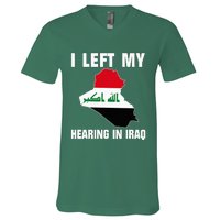 I Left My Hearing In Iraq V-Neck T-Shirt