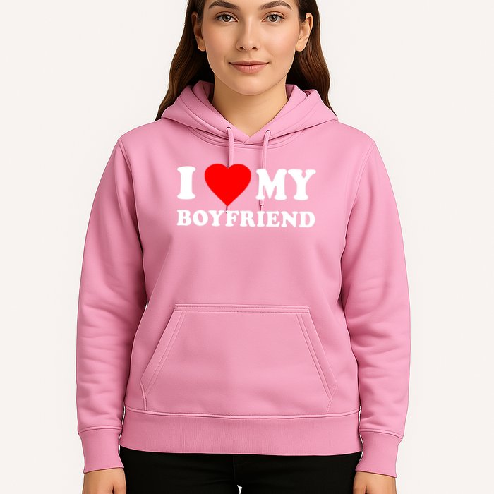 I Love My Boyfriend Design Hoodie