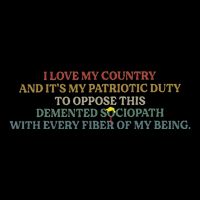 I Love My Country And ItS My Patriotic Duty Cooling Performance Crew T-Shirt