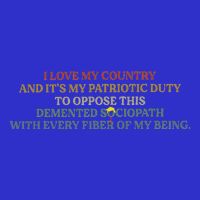 I Love My Country And ItS My Patriotic Duty 16 in Basic Backpack