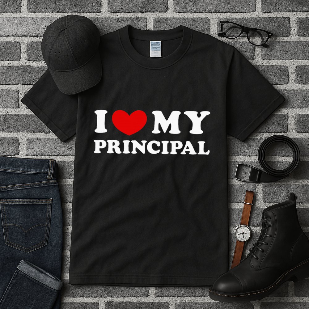 I Love My Principal I Heart My Principal Tall T-Shirt