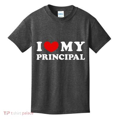 I Love My Principal I Heart My Principal Kids T-Shirt