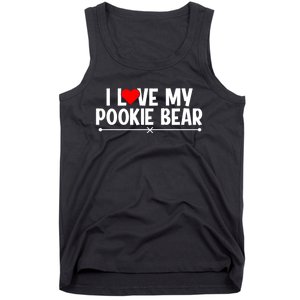 I Love My Pookie Bear ValentineS Day Tank Top