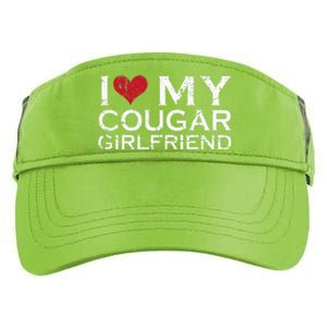 I Love My Cougar Girlfriend Adult Drive Performance Visor