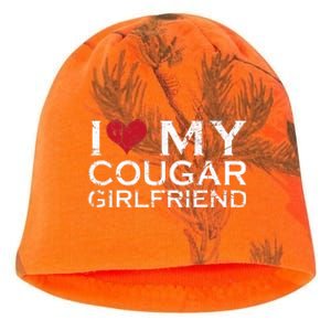 I Love My Cougar Girlfriend Kati - Camo Knit Beanie