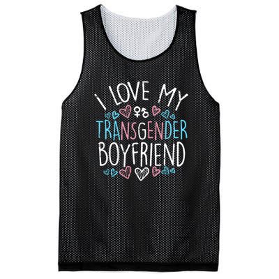 I Love My Boyfriend Lgbt Love Mesh Reversible Basketball Jersey Tank