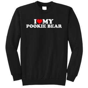 I Love My Pookie Bear ValentineS Day Sweatshirt