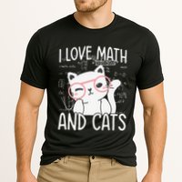 I Love Math And Cats Cooling Performance Crew T-Shirt