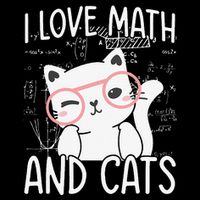 I Love Math And Cats Cooling Performance Crew T-Shirt