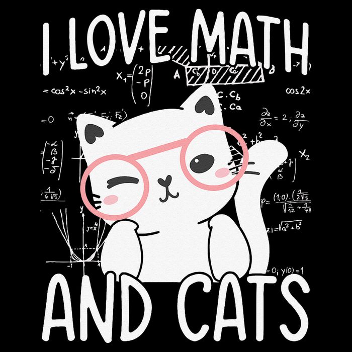 I Love Math And Cats Cooling Performance Crew T-Shirt