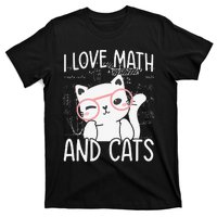 I Love Math And Cats T-Shirt