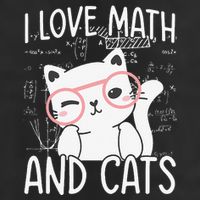I Love Math And Cats 11oz C Handle Ceramic Mug