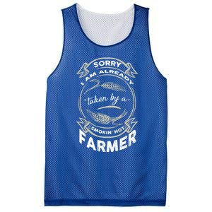 I Love My Farmer Cute Gift Being A Farmer's Wife Cute Gift Mesh Reversible Basketball Jersey Tank