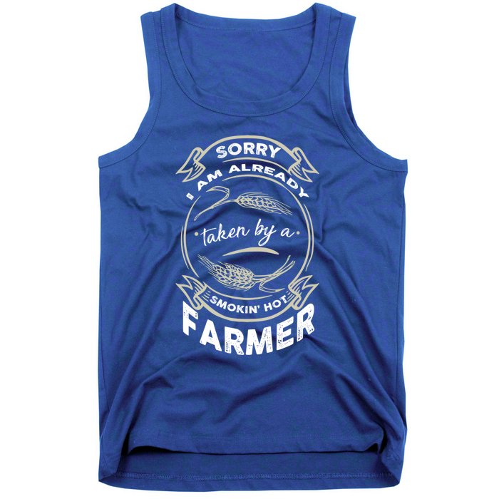 I Love My Farmer Cute Gift Being A Farmer's Wife Cute Gift Tank Top