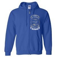 I Love My Farmer Cute Gift Being A Farmer's Wife Cute Gift Full Zip Hoodie